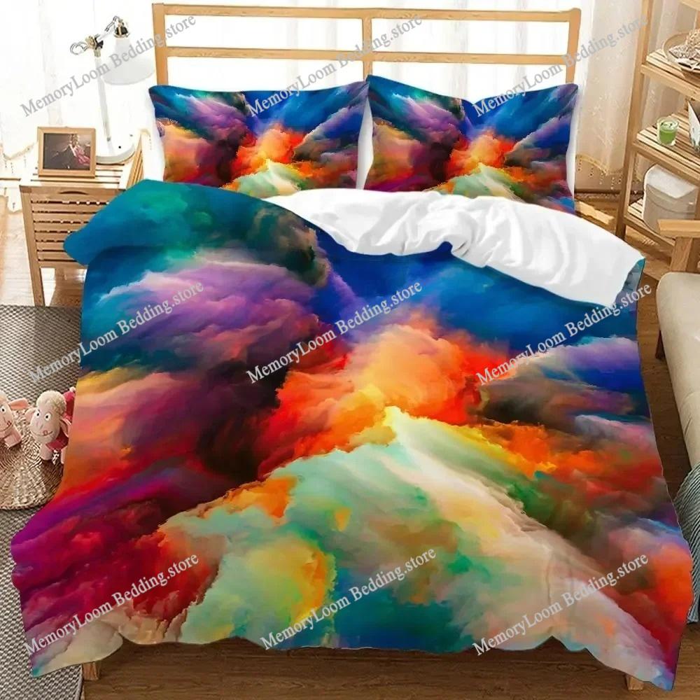 Marble Duvet Cover Set Tie Dye Modern Art Abstract Twin Bedding Set Double Queen King Microfiber Comforter 3D Print Quilt Cover