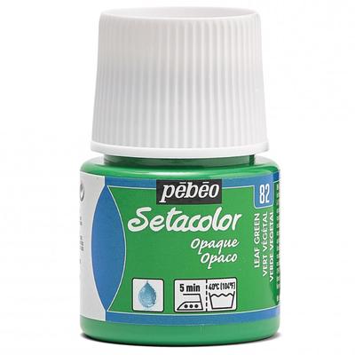 Pebeo Kumaş Boyası Koyu Kumaşlara Boyanabilir Seta Color Opak Renk 45ml Yaprak Yeşili 82