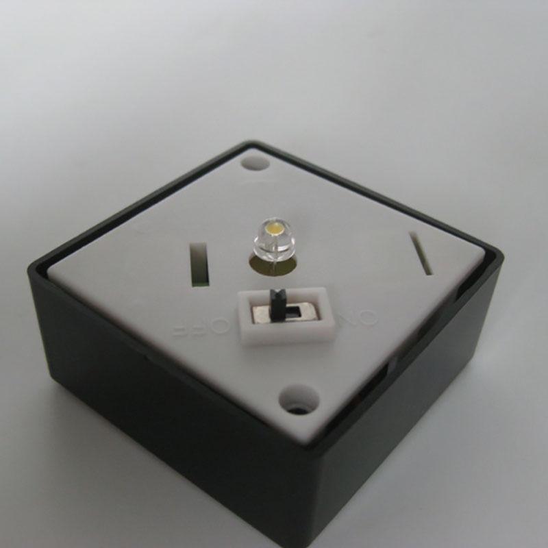 Power Solar Fence Post Led Cap Light Garden Yard Pool Lamp Square Lights