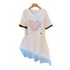 Plus Size Women's Summer Slimming Mid-Length Loose Dress