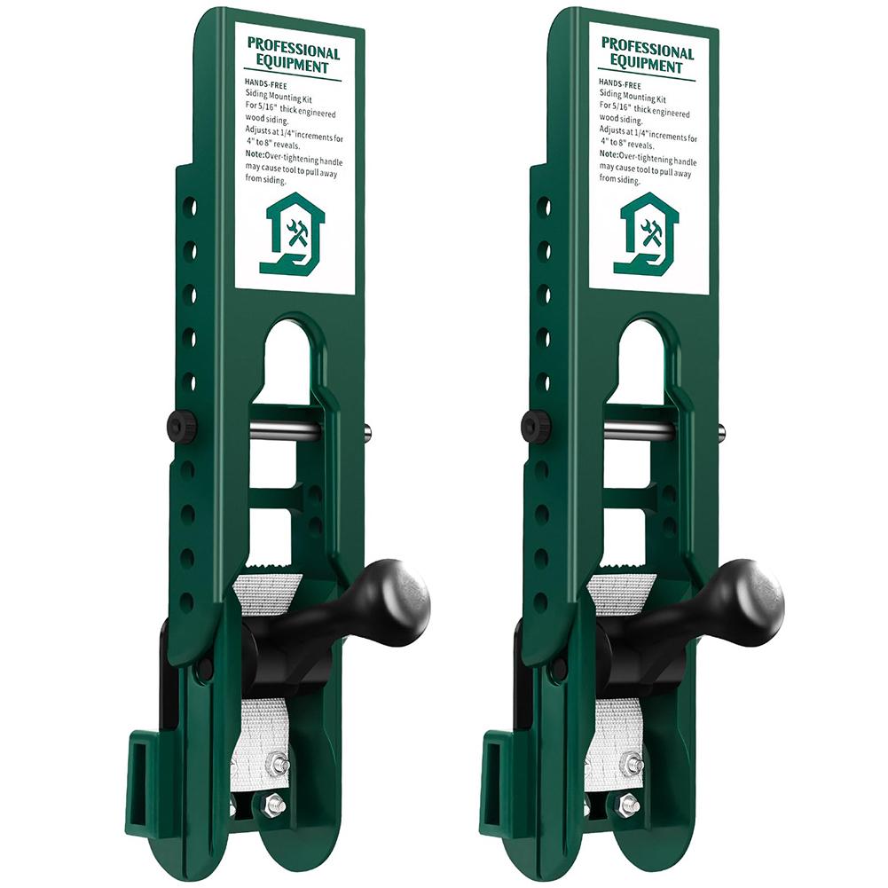 2Pcs Siding Installation Tools Siding Mounting Kit Polycarbonate Body Lap Siding Gauge Siding Installation Kit for Home Exterior