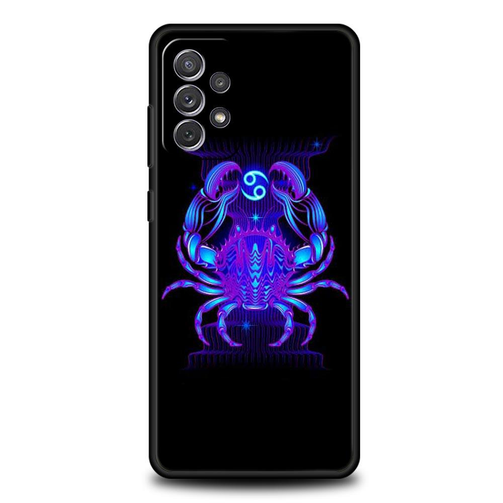 

Чехол для телефона Samsung Galaxy A13 A15 A17 A07 A21S A22 A23 A25 A31 A73 A32 A52 A52S A41 5G Мягкий ТПУ Корпус Знак Зодиака Fundas Сумка Samsung A71