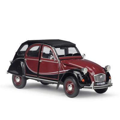 Welly 1/24 Citroen 2CV 6 Charleston Alloy Classic Vintage Car Model Diecast Metal Toy Classic Car Model Collection Gift