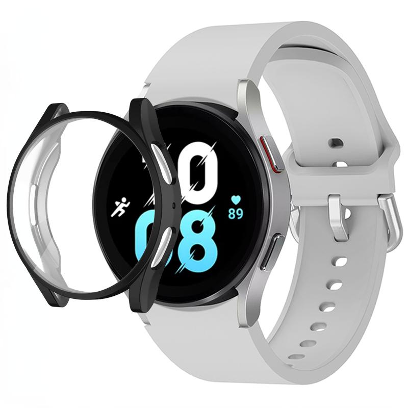 Silicone Strap+TPU Case for Samsung Galaxy Watch 5 44mm 40mm/4 44mm 40mm Sport Wristband for Samsung Watch 5/4 Protective Shell
