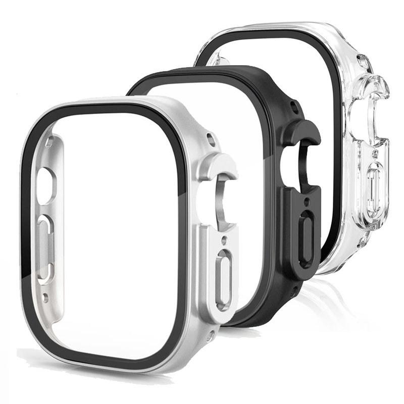 3Pack Tempered Glass+Case PC Bumper Screen Protector Cover for Apple Watch Ultra 3 49mm for iwatch series Ultra 3 2 1 49mm