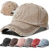 Neue Damen gewaschene Baumwollkappe Buchstaben-A Stickerei Vintage Baseballkappen Weiblich Verstellbar Lässig Outdoor Streetwear Sporthut