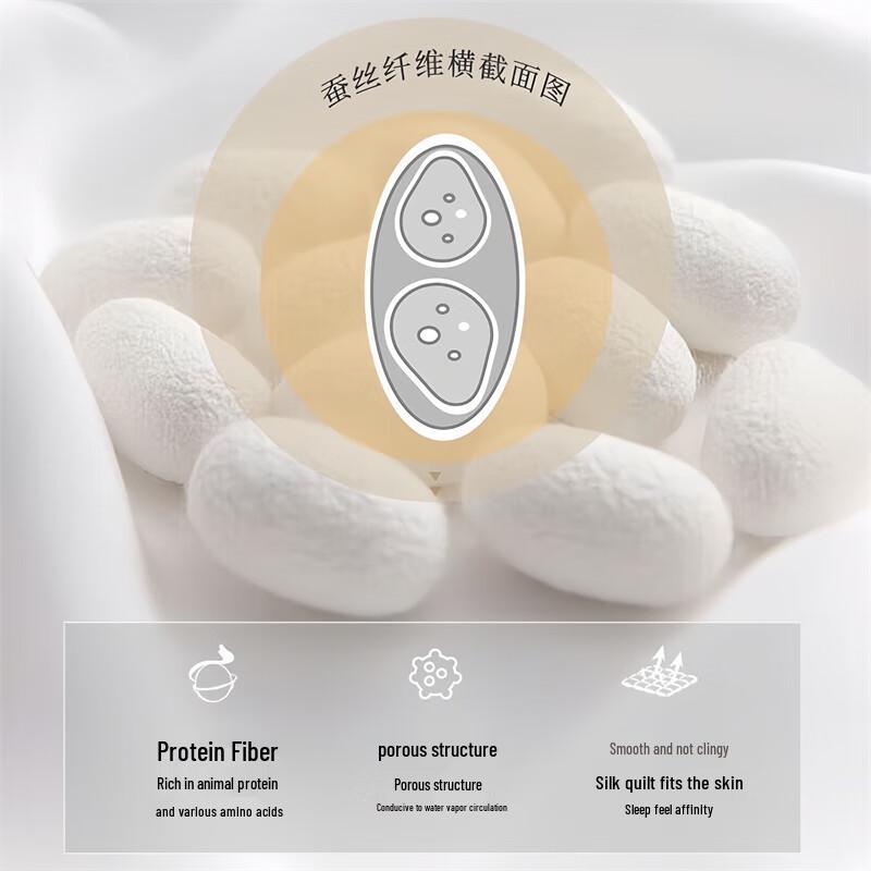 FUANNA Silk and Wool Two-in-One Quilt