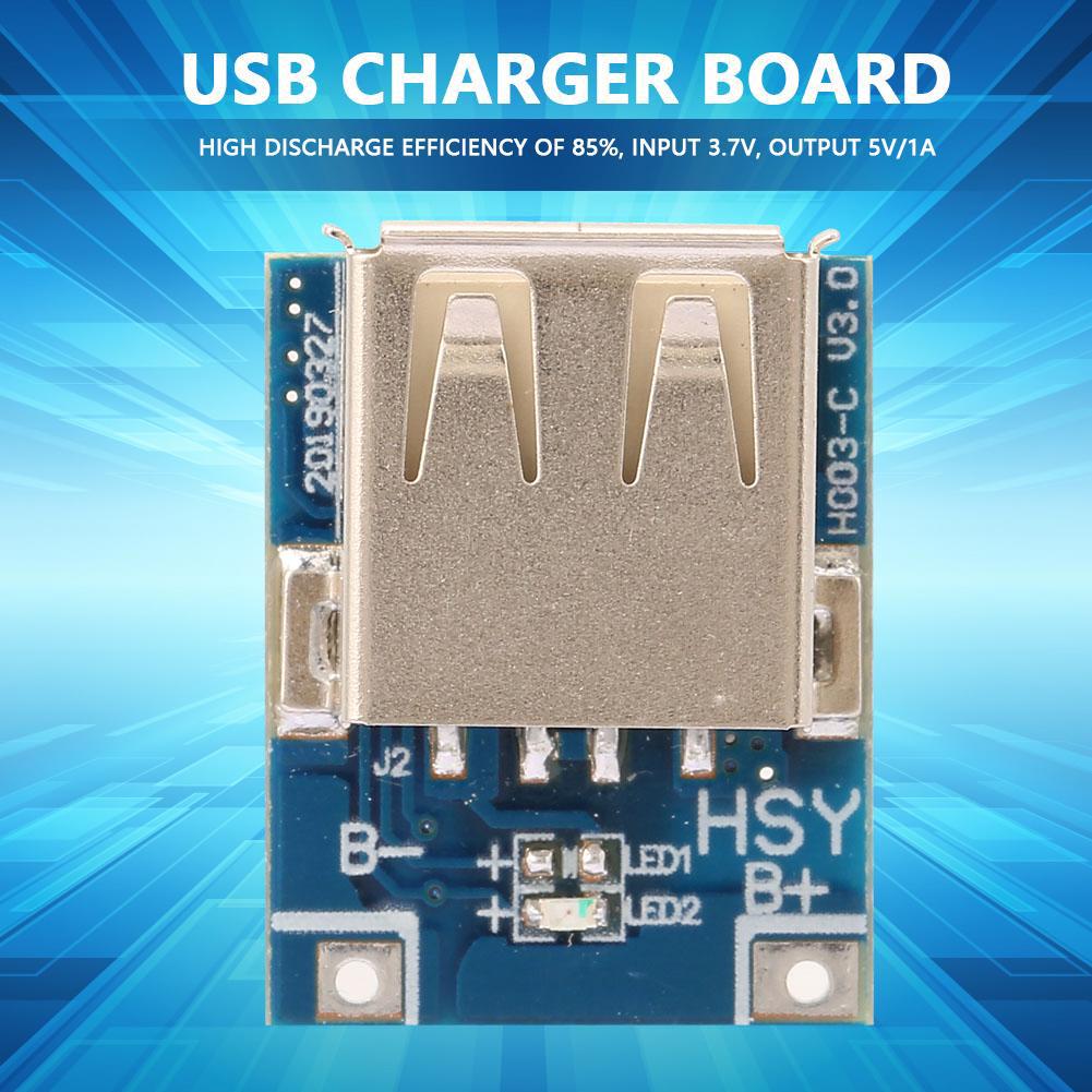 10 buc 5V 1A USB Placă de protecție pentru descărcare de încărcare a bateriei Modul de creștere a tensiunii