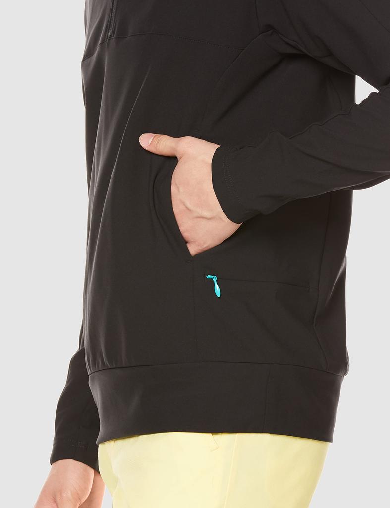 Coq Sportif Cut and Sew Water Repellent Stretch ECO Golf QGMVJL61 BK00 Equivalent To Japanese Size M [Le Golf] Men's (Black)