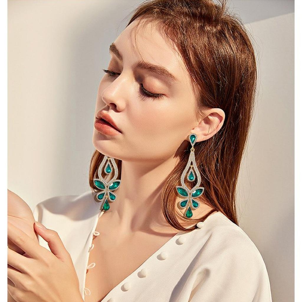 Earrings for Women Classic Water Drop Earrings Accessible Luxury Dinner Style Jewelry Exaggerated Tassel Earrings