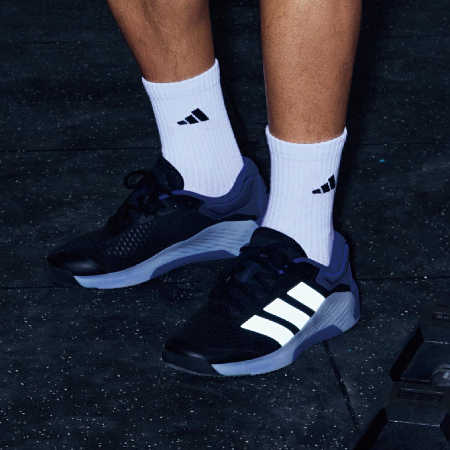 Adidas DROPSET 4 Тренировочная обувь Мужская Черный Серый 39
