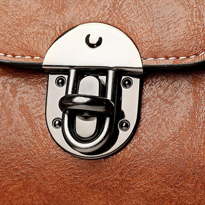 Women  Handbag New PU Leather Fashion Lock Design Large Capacity Shoulder Bag Female Crossbody Bag