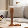 2 In 1 Gourd-shaped Incense Holder Anti-Ash Incense Burner with Glass Ash Catcher and Incense Storage for Yoga Meditation Spa