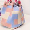 Foldable Large Capacity Casual Chic Tote For Everyday Use, Durable Polyester, Vintage Handbag, Travel Bag, Stylish Accessory, Bucket Bag