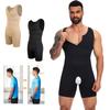 Men's Compression Sleeveless Full Body Shaper Seamless Open Crotch Underwear Slimming Para Hombres Shapewear Bodysuit