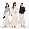 VEROMODA A-Line Zipper High-Waist Long Skirt