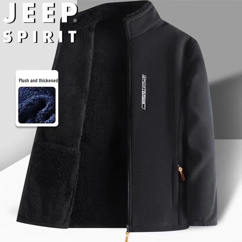 

JEEP SPIRIT Мужская осенне-зимняя куртка на флисовой подкладке 5XL
