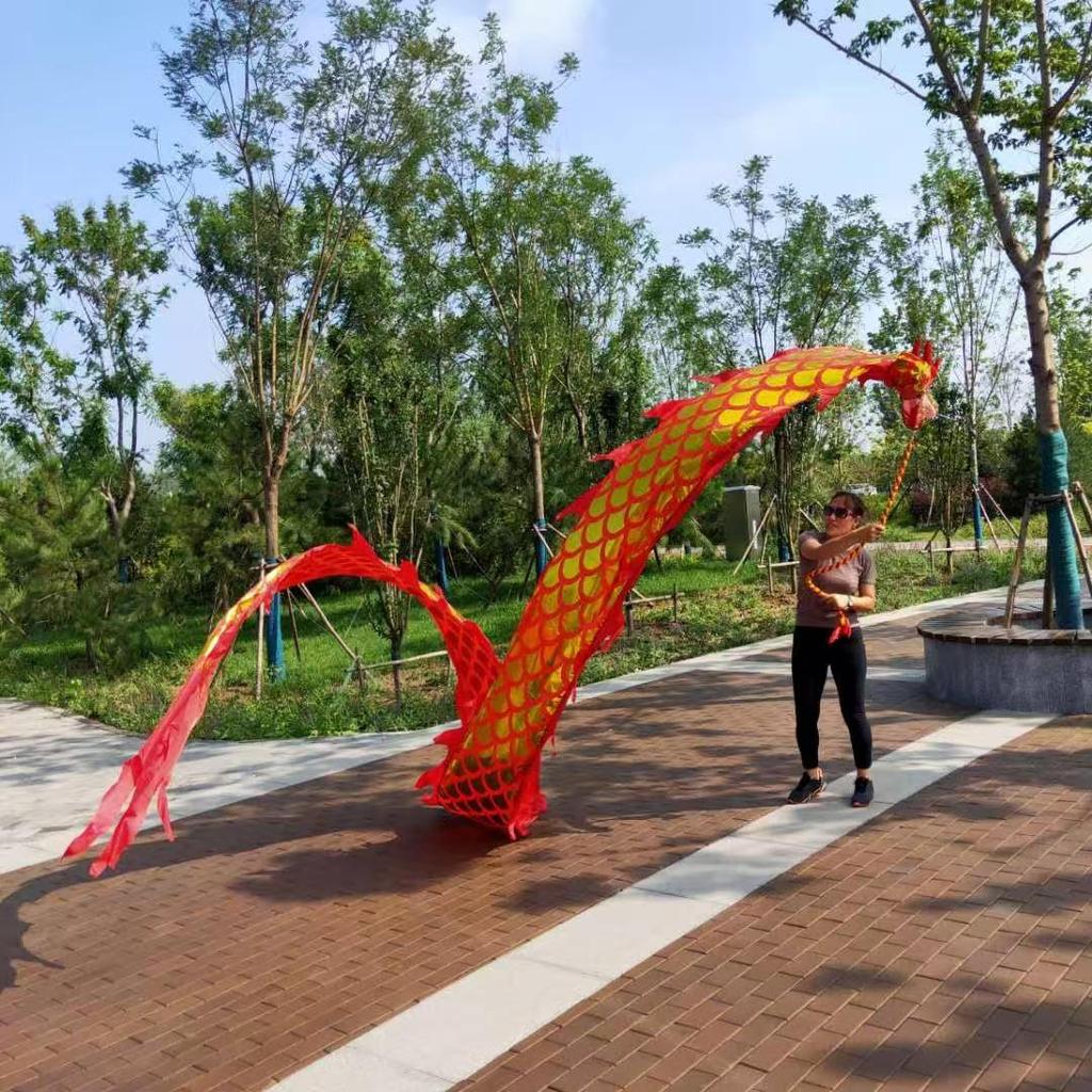 Double-Sided Dragon Dance Ribbon for Beginners - Adult Fitness & Square Dancing