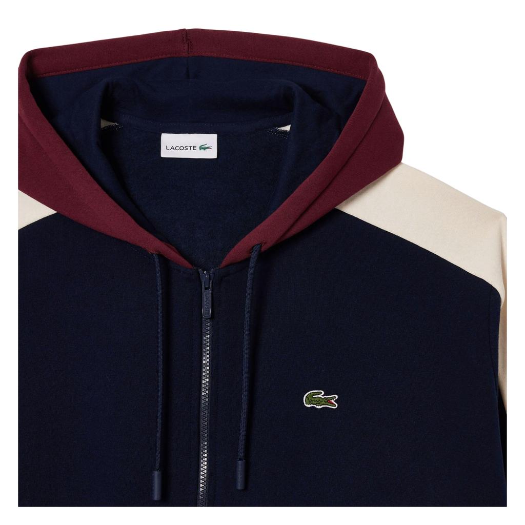 Lacoste Mens Logo Full Zip Hoodie