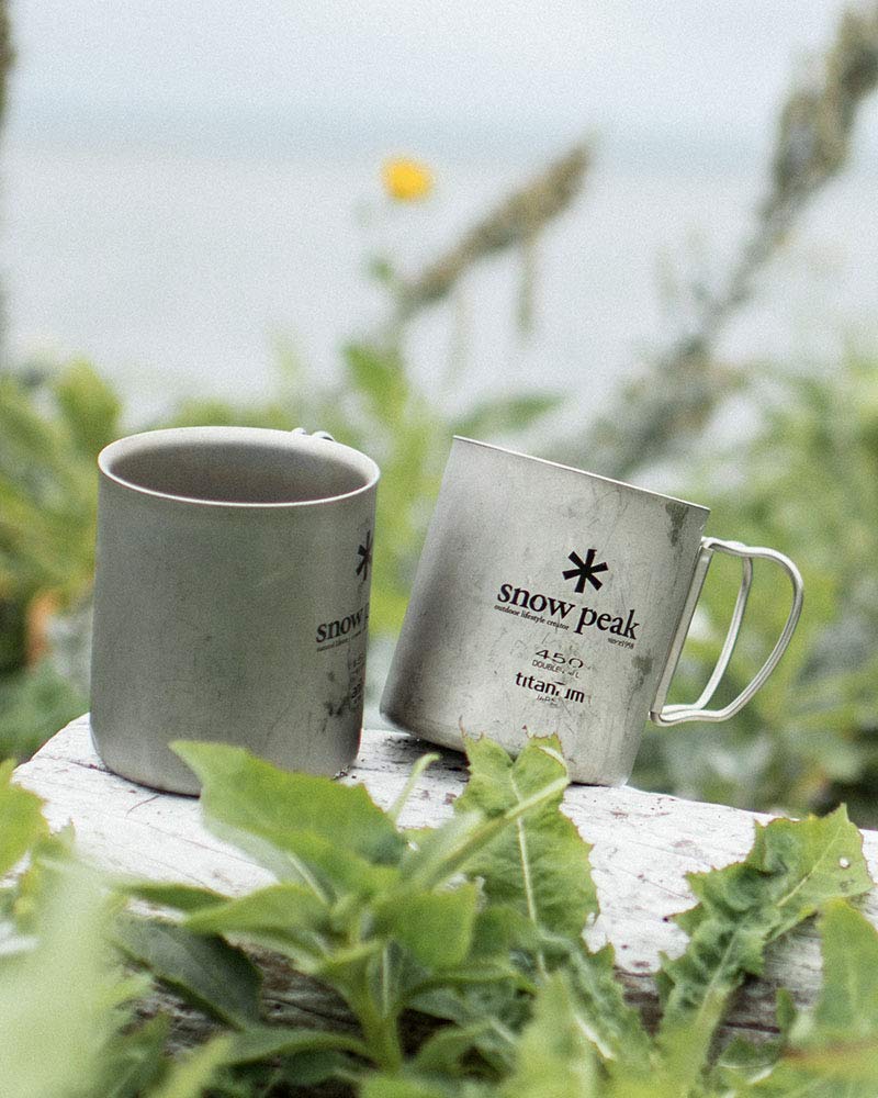 Snow Peak Titanium Double Mug 450ml MG053