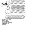 100Pcs/Set Key Chains Metal Lobster Claw Clasp with Key Rings Dog Collars Backpacks DIY Keychain Accessories