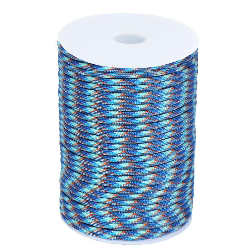 Paracord Exterior 100m 7 Miezuri 4mm: Ideal pentru Pasionații Militari și Brățări de Supraviețuire