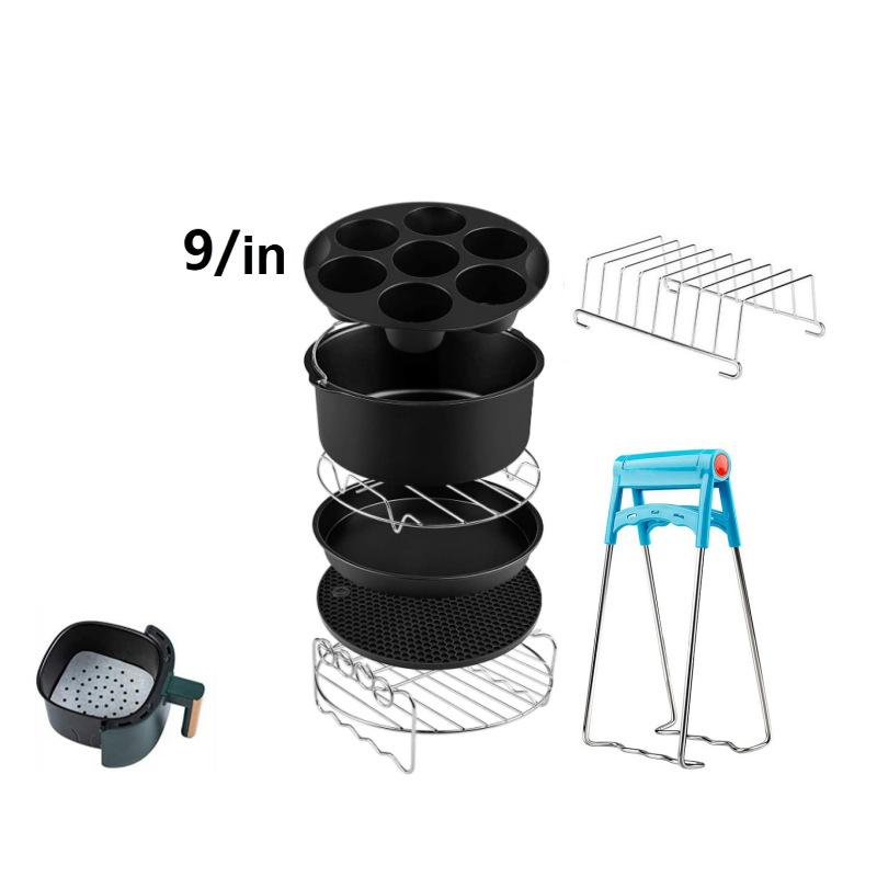 8pcs Air Fryer Accessories Fit Best Hot Fryer Accessories Set Convenience Cooking Tool For Kitchen Party Kitchen Tools & Gadgets