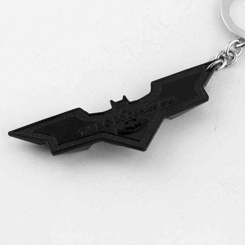 Bat Pendants Keychain Toy Superheroes Movie Jewelry Car Key Ring Bags Accessories for Men Women Fans Gifts Souvenir