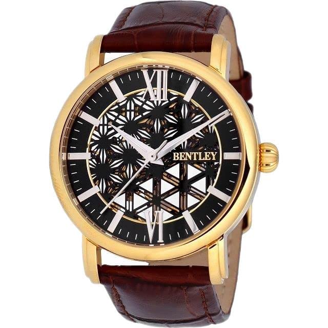 

BENTLEY Mechanical Watch Japanese Pattern Analog Watch [Clefer] BT-AM310-GD Men s
