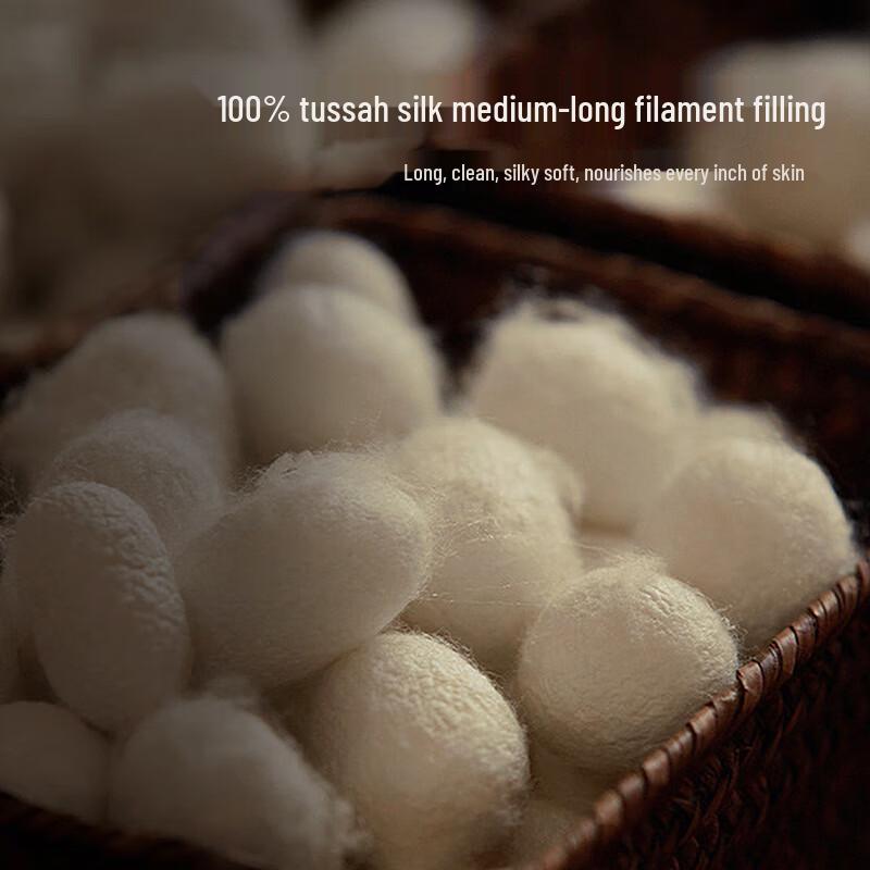 Muji 100% Tussah-Seide Zwei-in-Eins Ganzjahresbettdecke