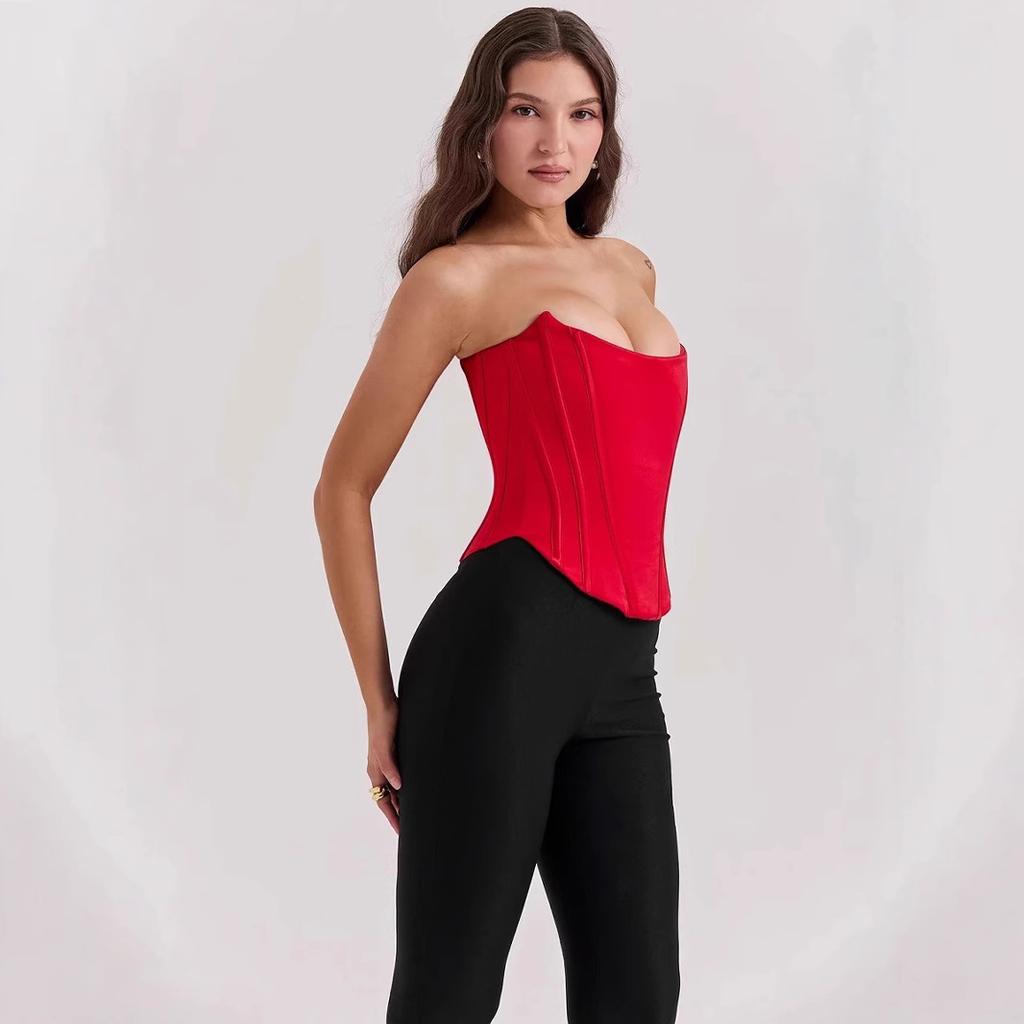 Summer Women's Vest Halter Straps Sexy Tube Top Party Bandage Top