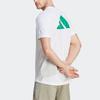 Adidas Workout Base Logo Tee Men Tops White IB7904
