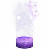 Naruto & Uchiha 3D LED Night Light – Seven-Color Touch Desk Lamp Gift