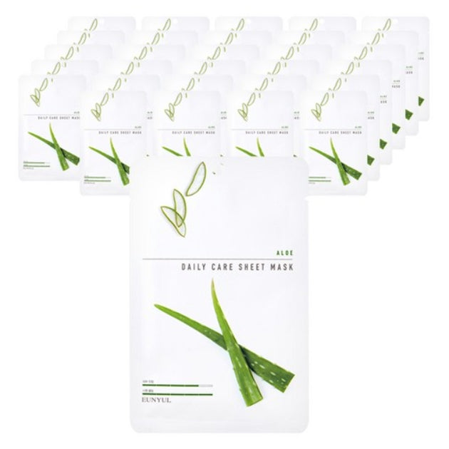 Eunyul Aloe Daily Care Sheet Mask 22ml*30ea