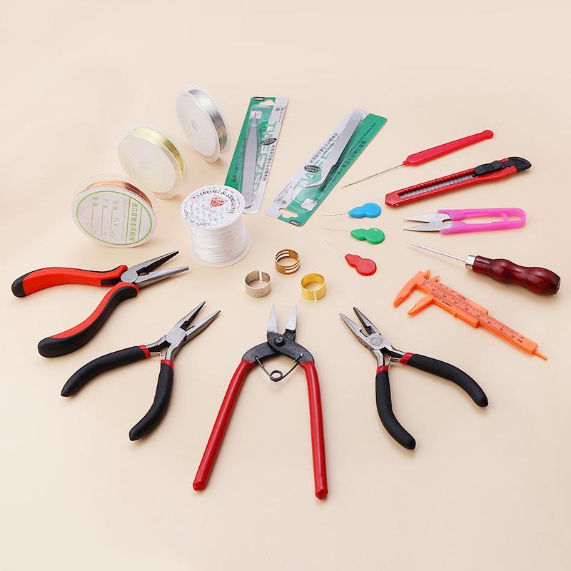 Multifunctional DIY Hand Tools: Pliers & Elastic Cord Accessories Set