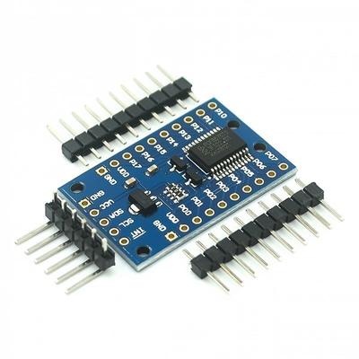 PCF8575 Module Expansion IO Port Expander Board DC 2.5-5.5V I2C Communication Control 16 IO Ports For Arduino