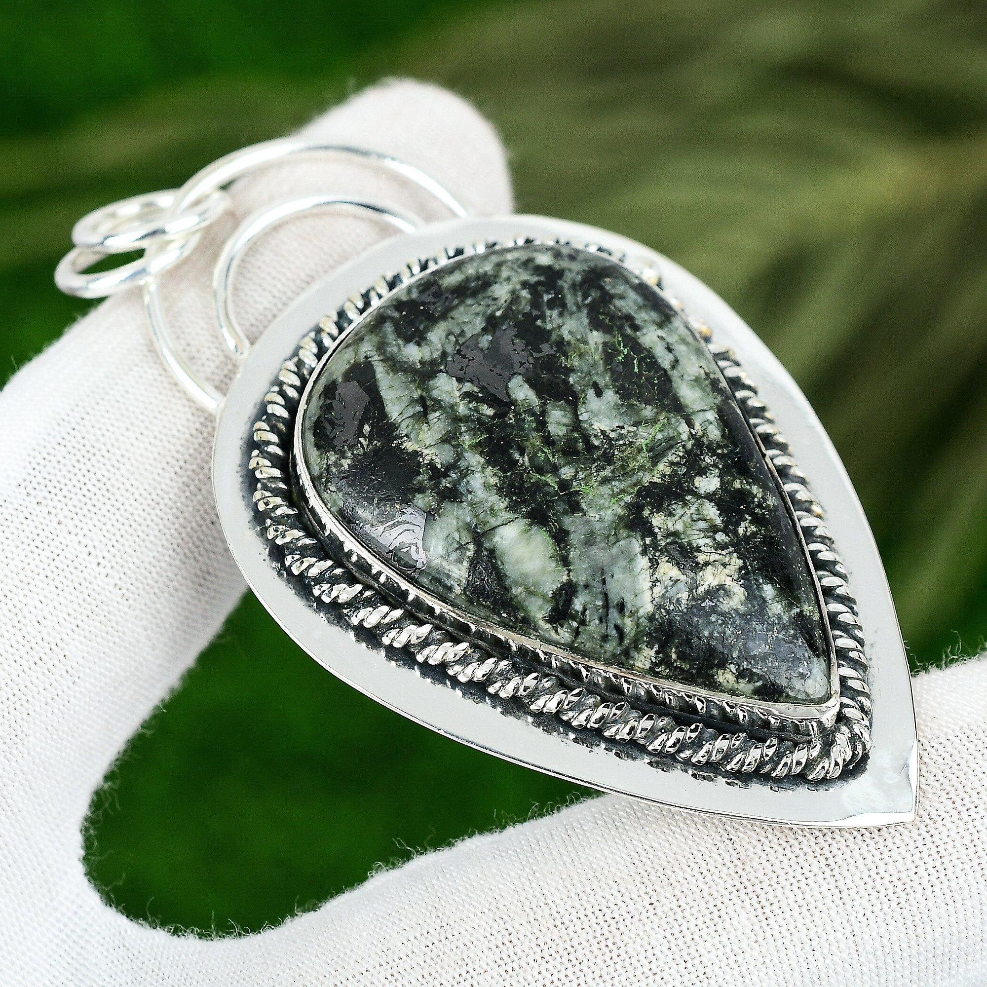 

Mothers day Sale 925 Sterling Silver Natural Star Galaxy Bezel Daughter Pendant