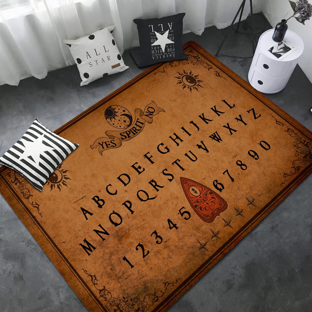 Ouija Board Long Rugs Nordic Style Home Doormat Bathroom-Toilet Mats Bedroom Bedside Area Rugs