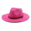 Panama straw hat panama European and American sun hat summer sun protection travel vacation beach woven cowboy hat