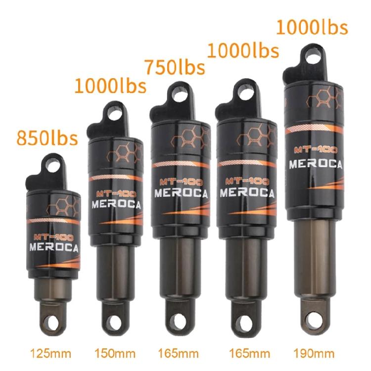 125mm 150mm 165mm 190mm Bicycle Mountain Bike Air Rear Shock Absorber Suspension