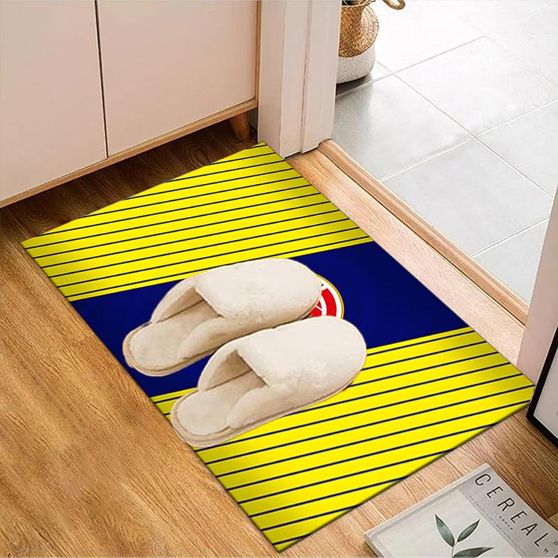 Colombian Soccer Federation Rug Game Carpet, Floor Mat for Bedroom Living Room Entryway Rug, Home Decor Idea Gift for Christmas Birthday