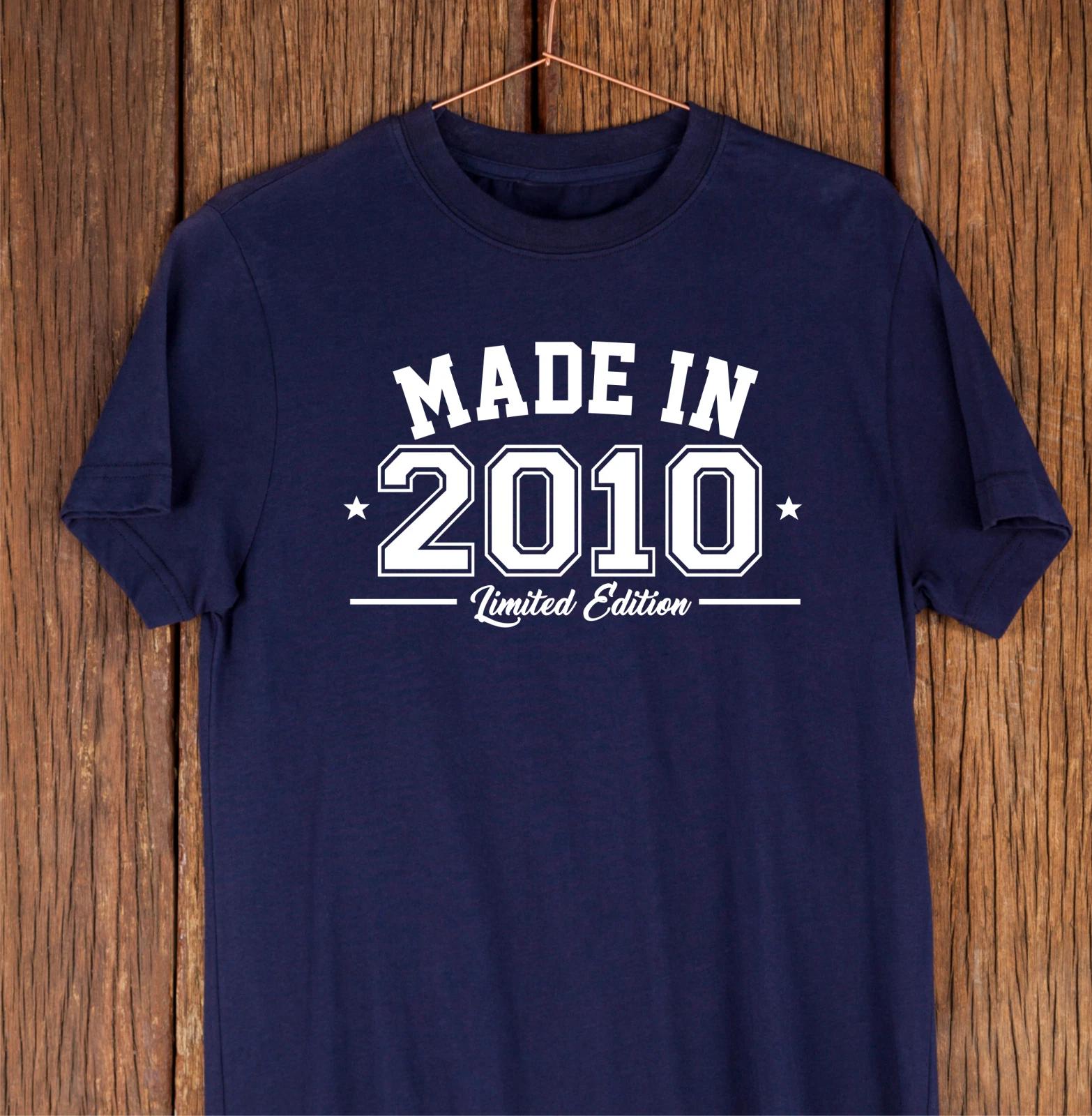 Made In 2010 T-Shirt - Novelty Fun 16th Birthday Gift, T-Shirt for 16 year old 4XL