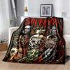 Coperta stampata con copertina dell'album Slipknot, Rap-Metal, Heavy Metal, Morbida e Calda in Flanella, per Divano, Letto, Ufficio Portatile, Regalo