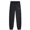 Fleece Lined Warm Cuffed Casual Comfortable Knitted Sports Pants Men Bottoms Black AKLT553-3