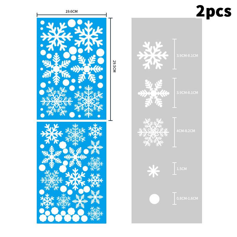 

New Christmas Window Stickers Merry Christmas Decorations For Home Christmas Wall Sticker Kids Room New Year Decoration