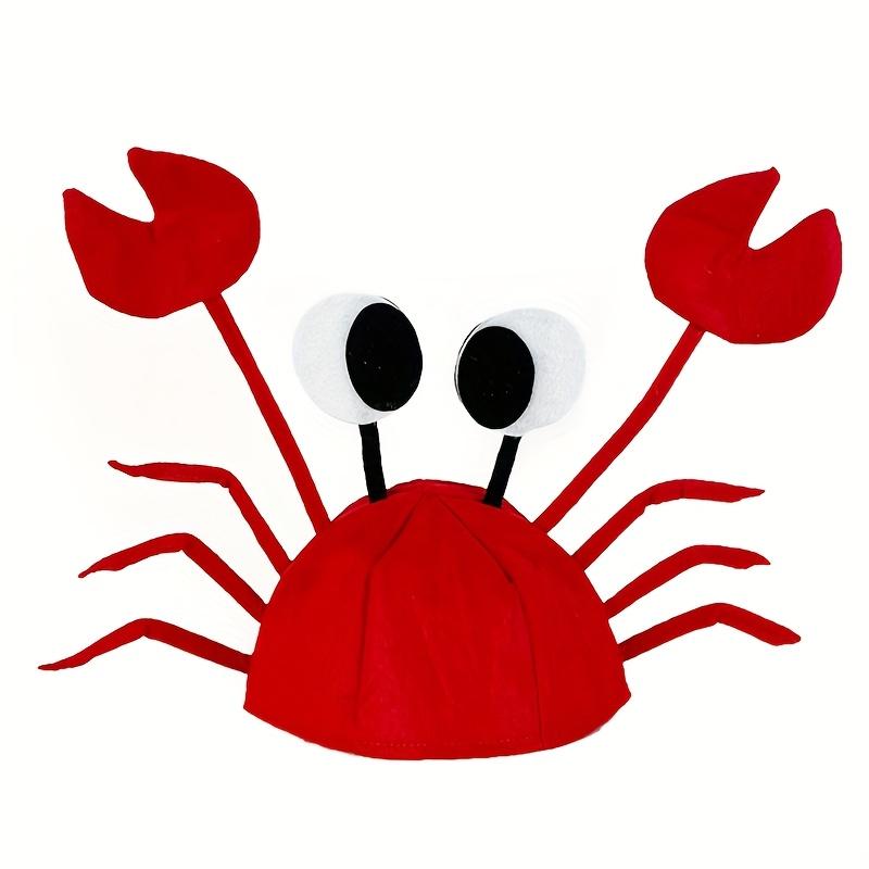 

Cute and funny crab hats, holiday friends parties,new and unique animal headwear, funny props, adjustable sizes,Christmas gifts