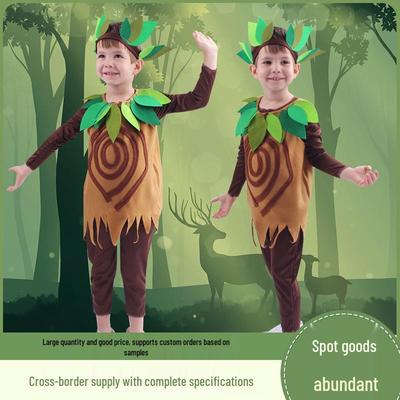 Kids' Tree Costume for June 1st and New Year Festivals, Parties, and Stage Performances