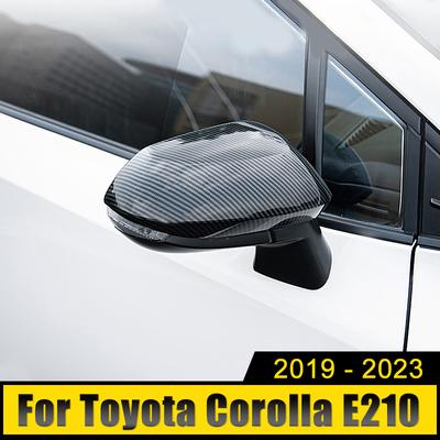 For Toyota Corolla E210 2022 2023 Hybrid ABS Car Rearview Mirror Side Molding Cover Trim Sticker Case
