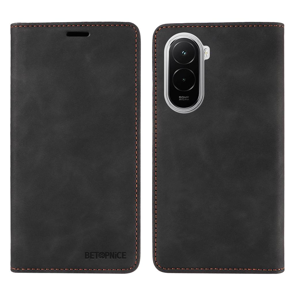 For Xiaomi Poco M7 4G (169mm) Case BETOPNICE Magnetic Closure RFID Blocking Wallet Stand Leather Phone Cover