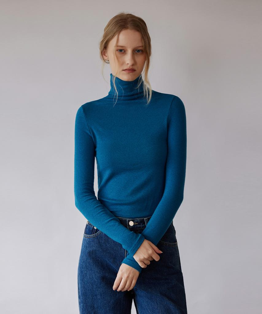 Kwinseulaebis Essential Wool Stretch Turtleneck T Shirt